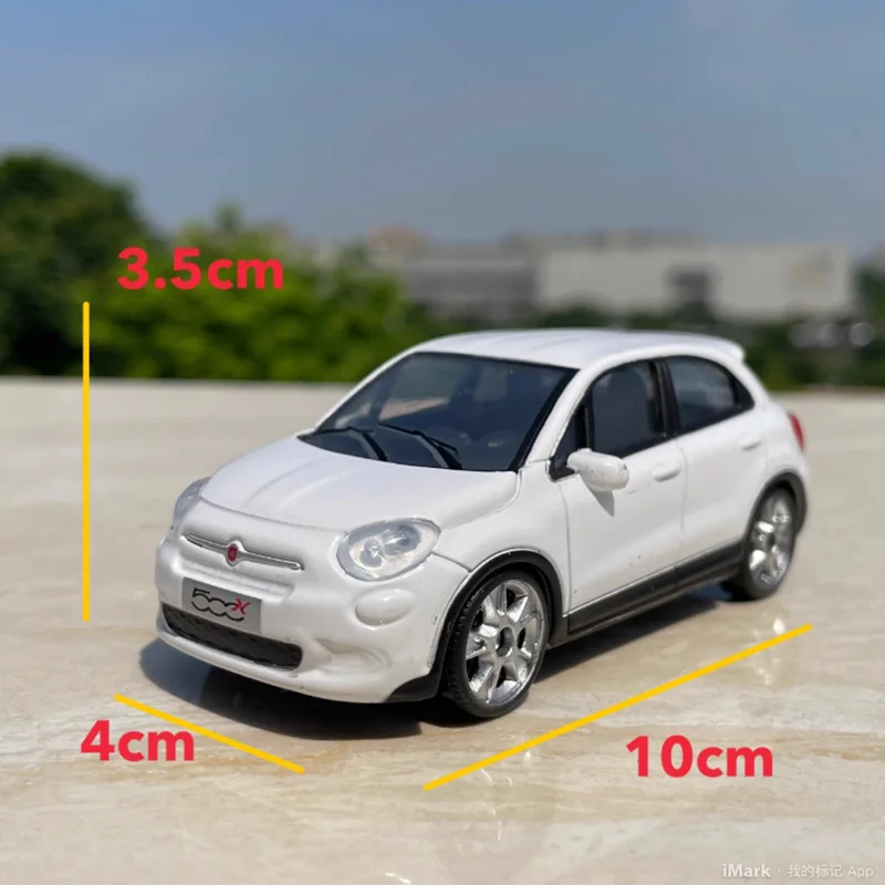 Have Flaws 1:43 Scale Fiat 500X Alloy Car Model Adult Classic Collection Souvenir Display Gift Boy Toy-Paint Flaws