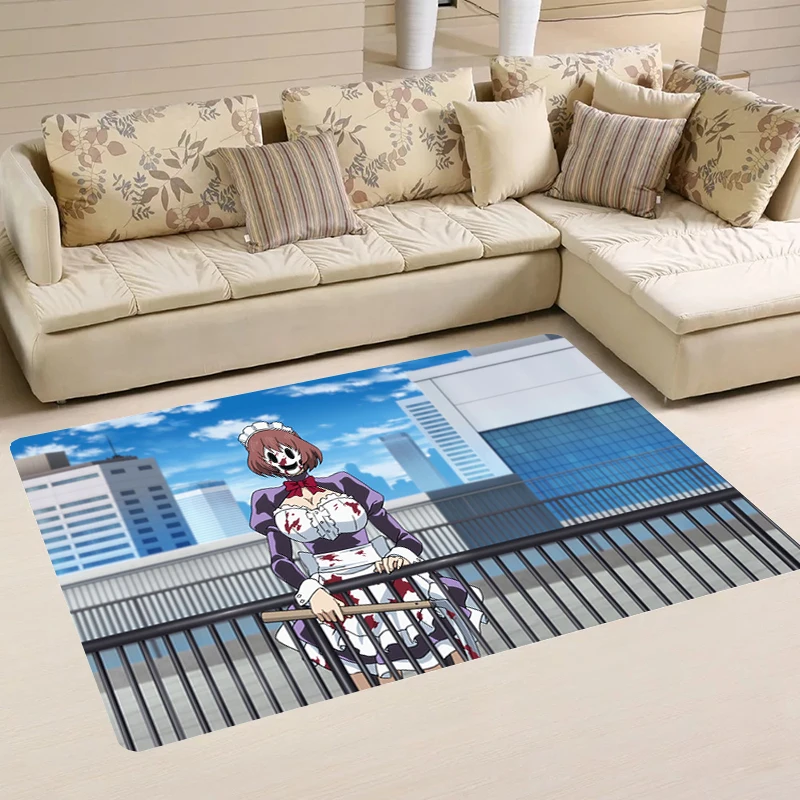 Rugs Anime High-Rise Invasion Kitchen Rug Home Aesthetic Room Decoration Bathroom Mat Doormat Entrance Door Balcony Carpets Foot