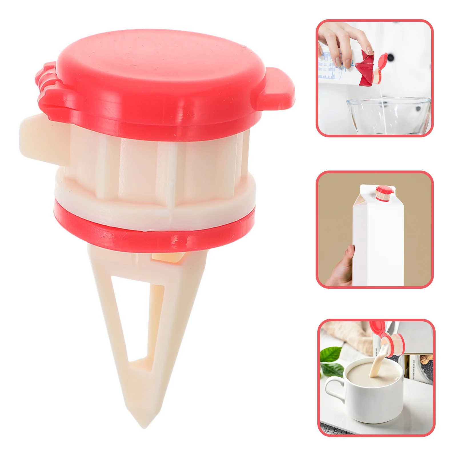 Beverage Deflector Milk Bottle Pourer Keep Drink Fresh Diverters Drinks Dispenser Kitchen Accessory Water Syrup