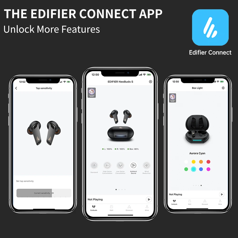 TWS-наушники Edifier Neobuds S с поддержкой Bluetooth 5,2-42 дБ