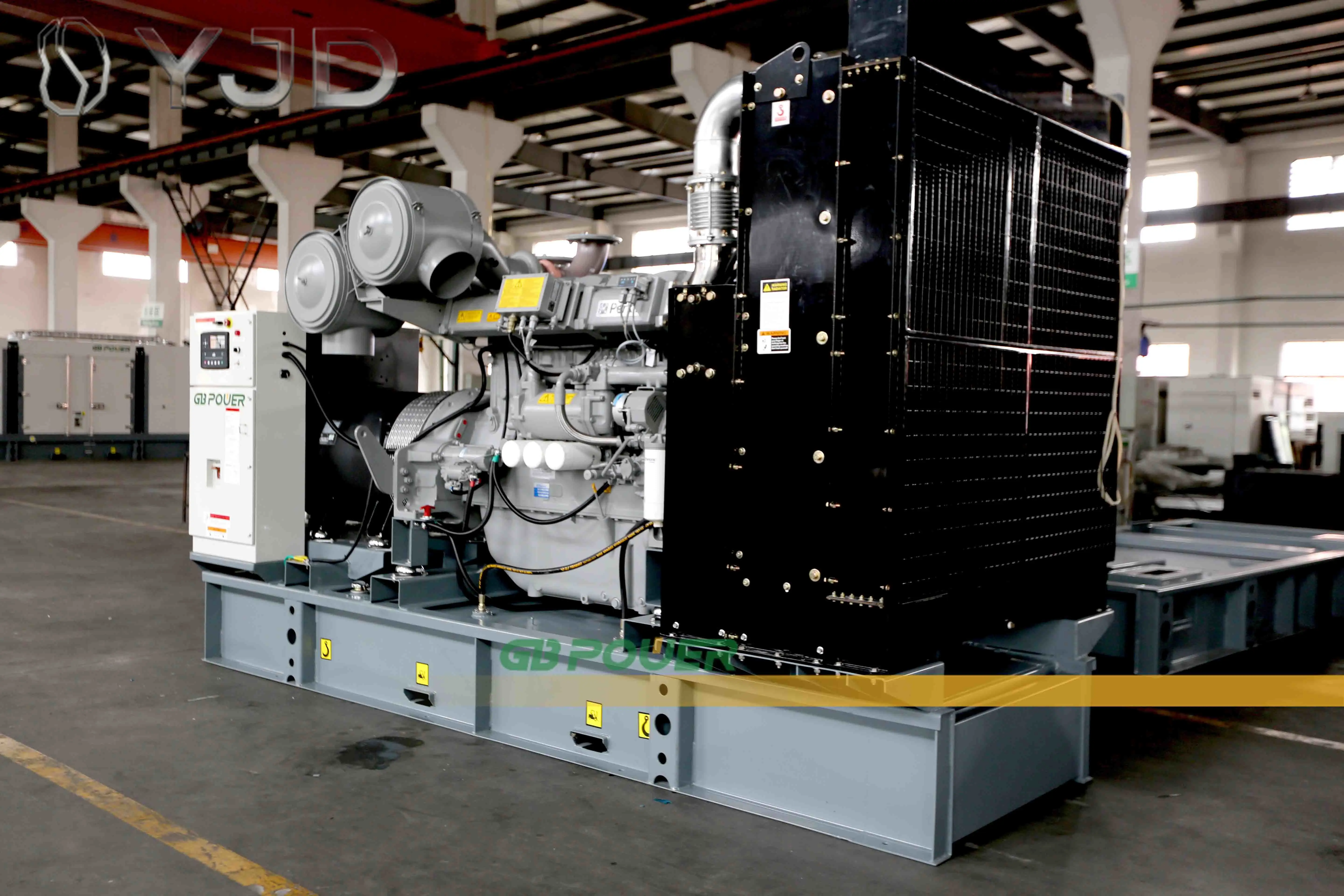 High Quality ISO9001 AC 3 Phase 500KVA/400KW DIESEL GENERATOR SET OPEN TYPE GB POWER
