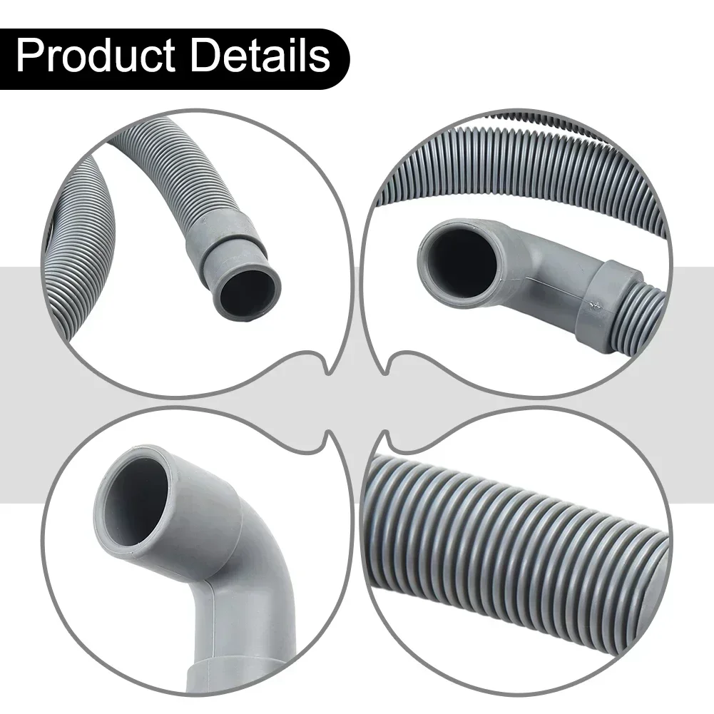 Extension Pipe PP Material Drain Hose Extension Pipe For Washing Machines And Dishwashers Perfect For Home Use