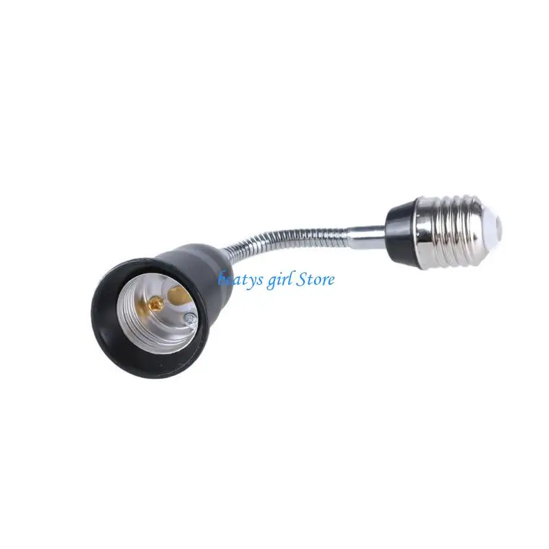 C7AB E27 to E27 Camera and Fan Bulb Adapter Extendable and Rotatable 19cm Length