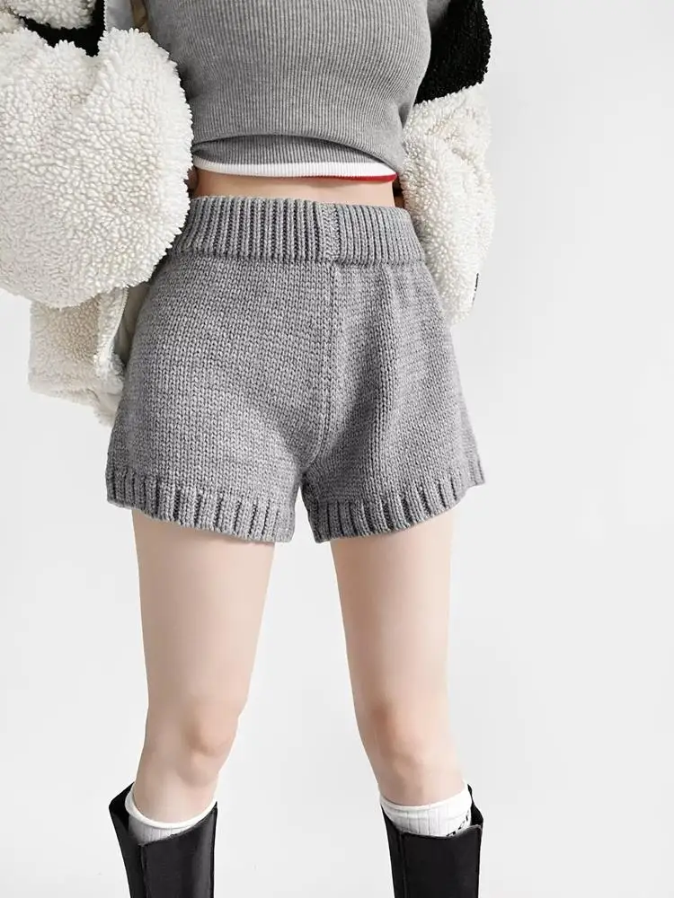 กางเกงขายาวทรงสลิมเอวสูงผ้าถักนุ่มสบายสำหรับผู้หญิง สไตล์ลำลอง รุ่นใหม่ล่าสุดประจำฤดูใบไม้ผลิ