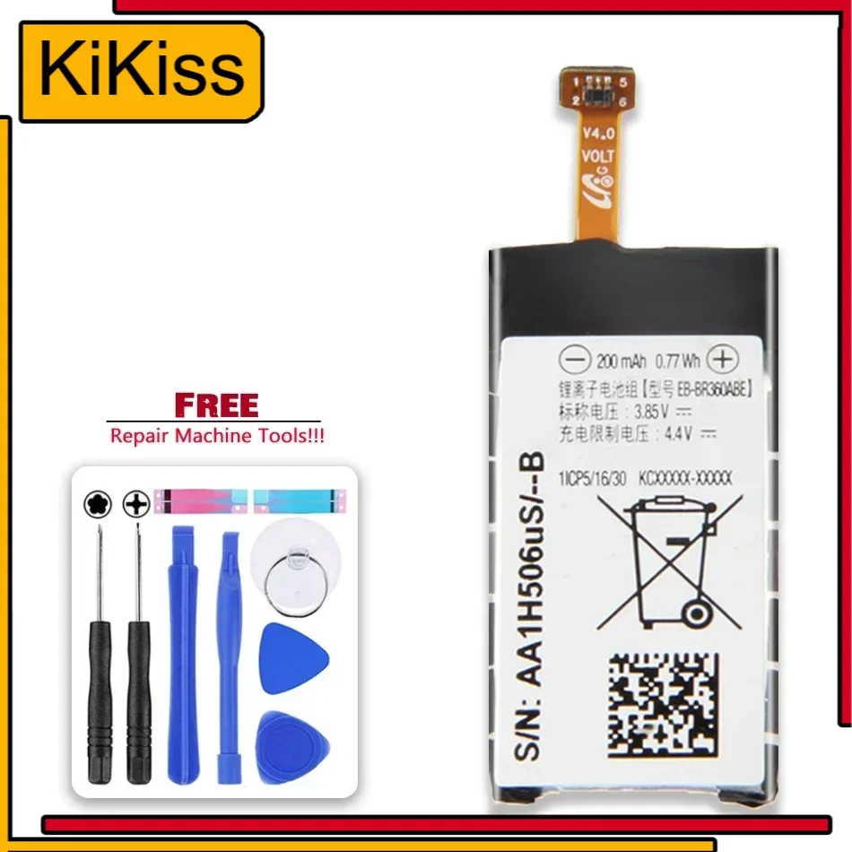 EB-BR360ABE EB-BR365ABE Battery For Samsung Gear Fit2 Fit 2 R360 Fit2 Pro Fitness SM-R365 R365 Gear Fit 2 Pro Watch 200mAh