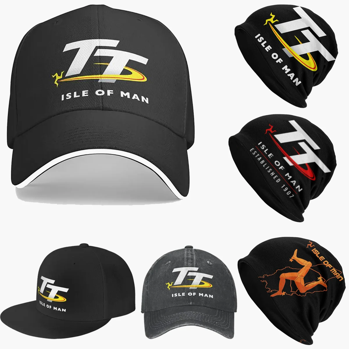 

Extreme Sport Accessories Isle Of Man TT Races Baseball Cap Outfit Fashion Motorcycle Racing Men Dad Hats Adjustable