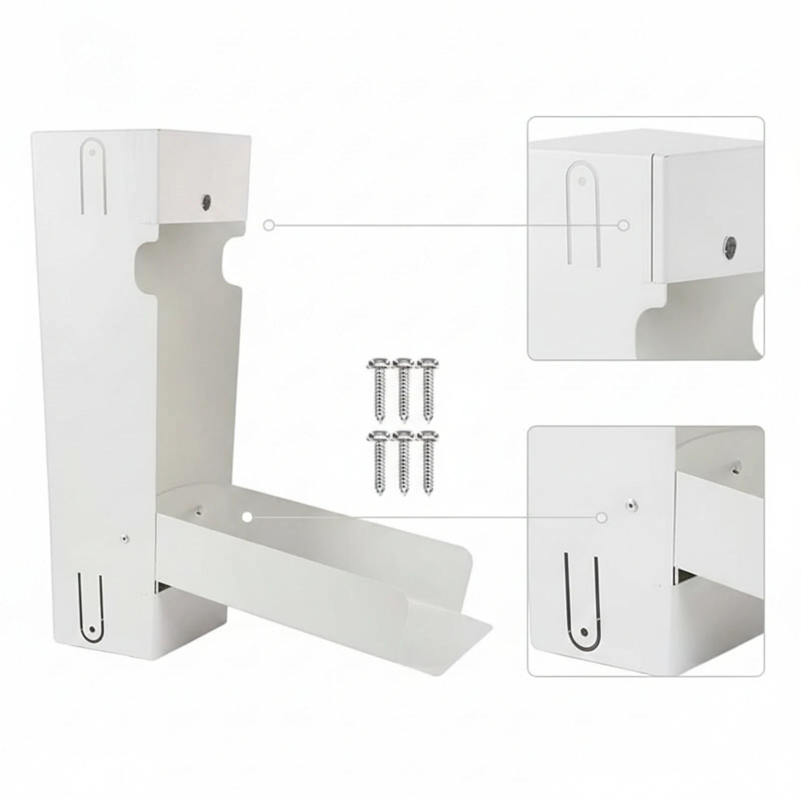 Rainwater Diverter with Outlet Chute Screw-on Downspout Diverter Rainwater Collector Rectangular for Homeowners, Rain Gutter