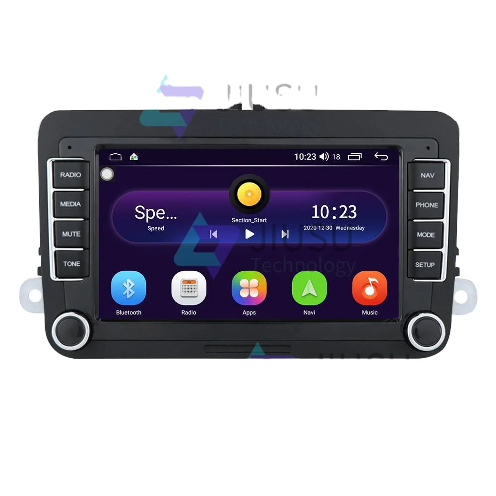 

7'' With Buttons Touch Screen Android Car Radio GPS Navigation DVD Player Stereo Multimedia Audio System For VW Universal