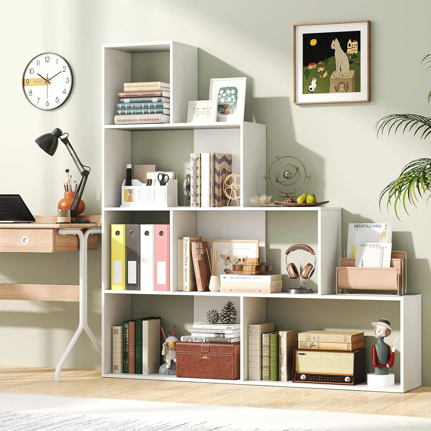 4 Tier Bookshelf, S…