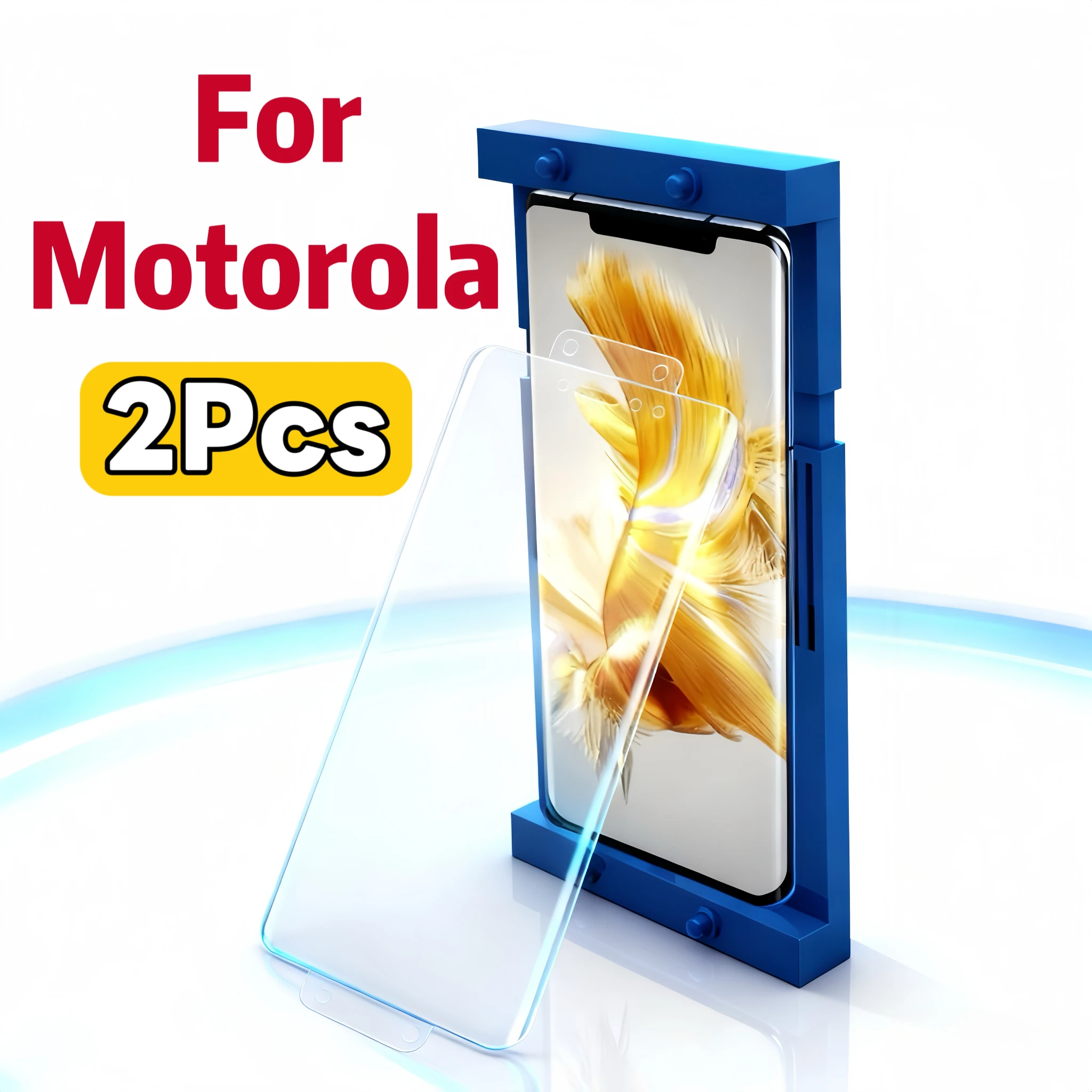 Zweierpack hochauflösende Displayschutzfolien, kompatibel mit der Serien Motorola X30 Pro, X40, Edge 40, und 40 Pro – kein gehärtetes Glas