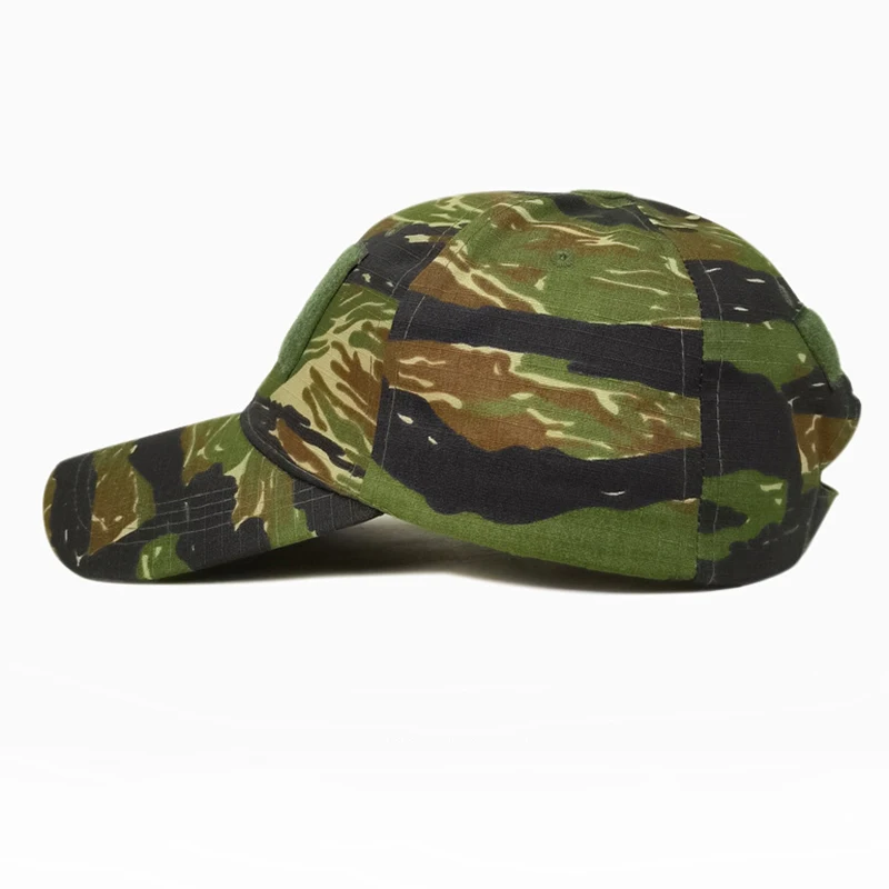 Gorras de béisbol tácticas + máscara facial, conjunto de capucha militar para hombre, sombreros de sol Snapback de verano, Camuflaje al aire libre,