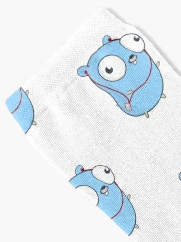 The Golang Gopher: Music Party Socks cotton Soccer Novelties Wholesale Socks Ladies Men's