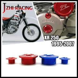 FOR HONDA XR250 XR 250 Motorcycle Accessories CNC Engine Cover Hole Decorative Plug.