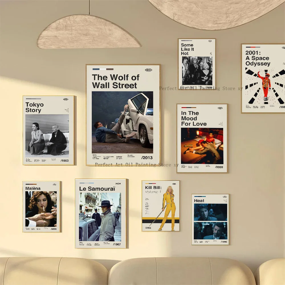1PC Modern Classic Fashion World Famous Popular Movies Star Poster Paper Print Home Living Room Bedroom Entrance Bar Restaurant