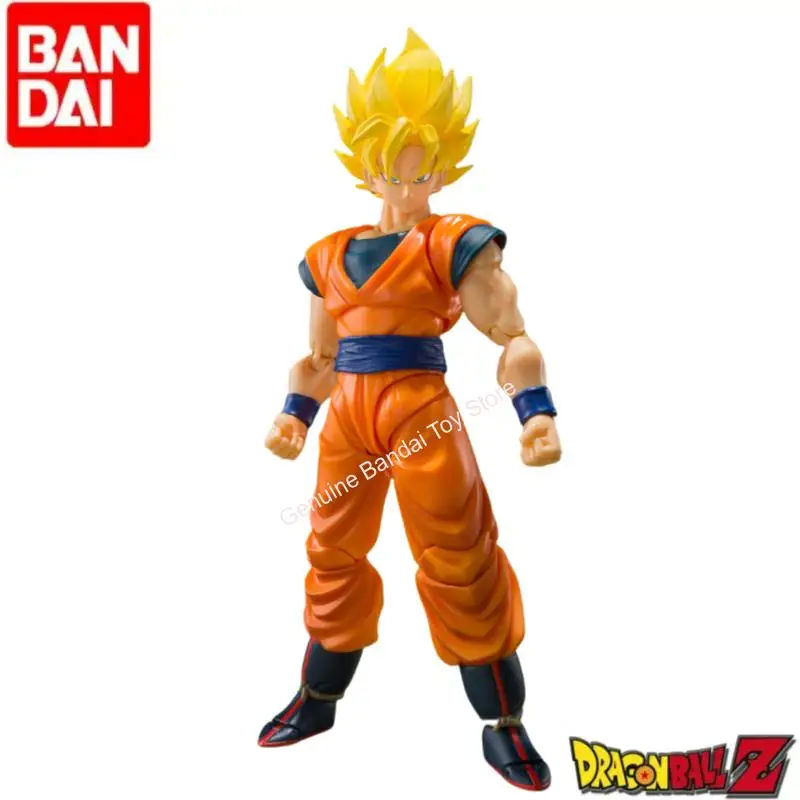 

Bandai In Stock Dragon Ball Son Goku Figurine Model Ornaments Anime Toys Statue Holiday Gifts Anime Merchandise