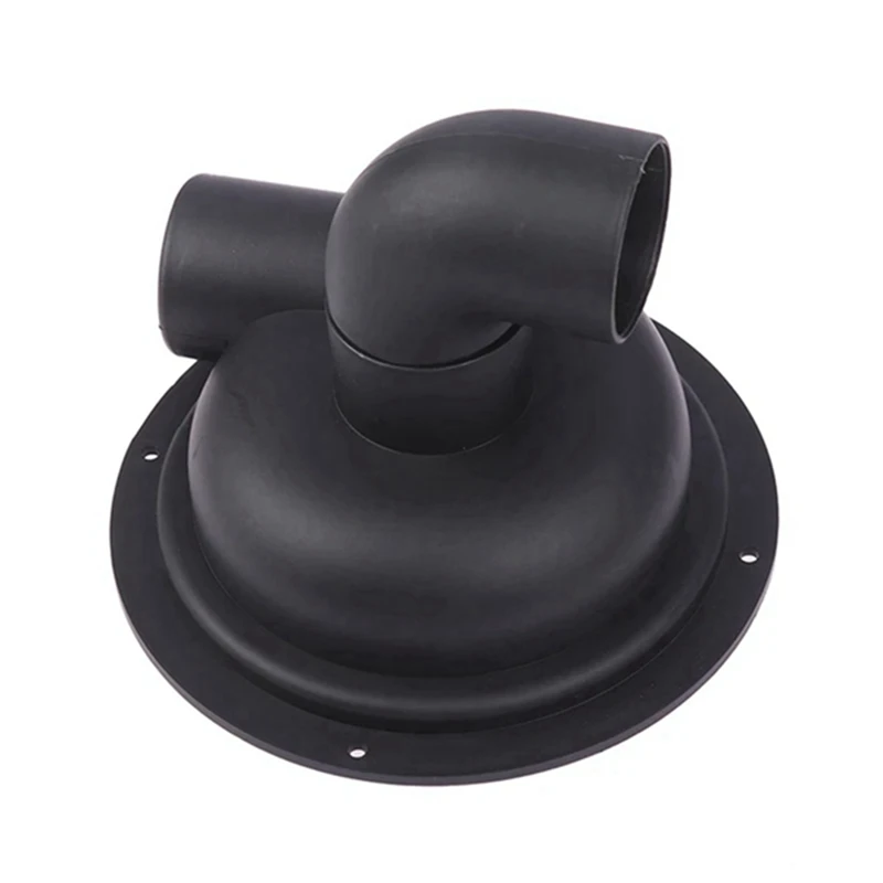 2 pçs separador de poeira a vácuo ciclone tampa com cotovelo diy fácil instalar ciclone capa coletor poeira