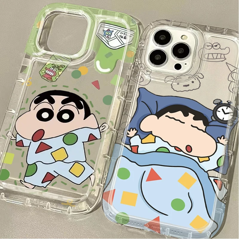 Animazione C-Crayon S-ShinChan Custodia per Samsung Galaxy A05 A05S A53 A34 A24 A14 A13 A23 A33 A73 A32 A52 A52S A72 Cover posteriore morbida