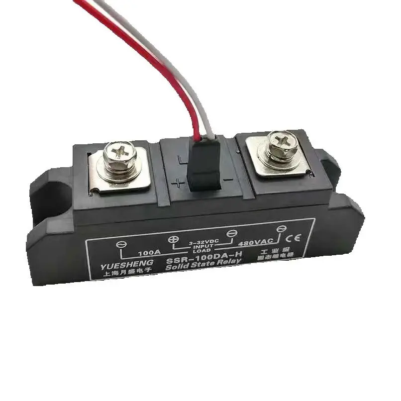 non-contact SSR-60DA-H 60A/SSR-80DA-H 80A/SSR-100DA-H 100A/SSR-120DA-H 120A/SSR-150DA-H 150A DC control AC solid state relay