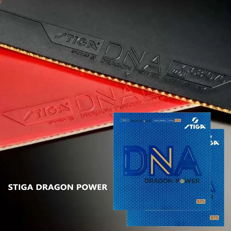オリジナル STIGA DNA ゴールデンドラゴンドラゴンパワー赤龍強化 M 内部エネルギー XH リバース接着剤ピンポンボール