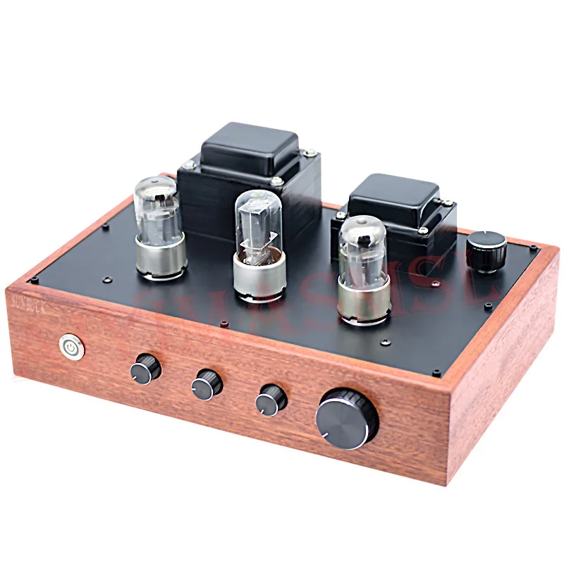 AIYIMA SMSL 6N8P Vacuum Tube Preamplifier With Tone 2.0 HIFI Preamp 6Z5P Rectifier ALPS Balanced Tube Amplifier Audio