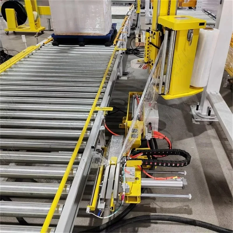 Full-Automatic Rotary Cantilever Arm Pallet Wrapping Machine Stretch Film Wrapper Custom & Bulk Order Custom & Bulk Order