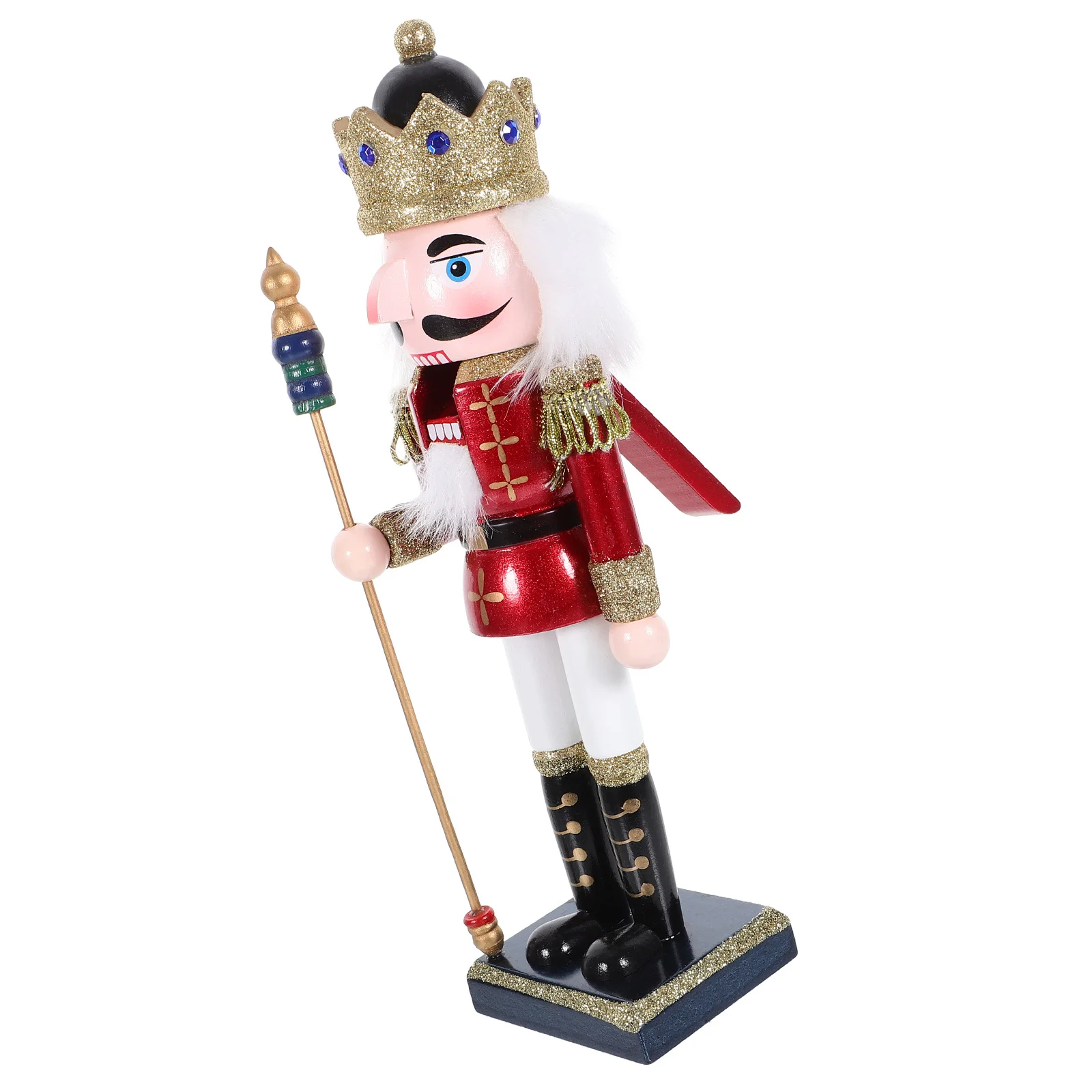 

Xmas Wooden Nutcracker Ornament Realistic Christmas Decoration Lightweight Festival Gift Nutcracker Christmas Decor