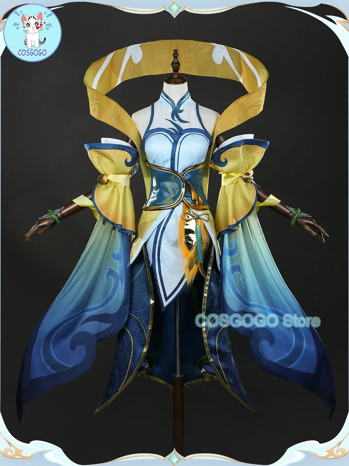 COSGOGO Game LOL Immortal Journey Soraka Cosplay Costume Halloween Outfits Women Game Cothing