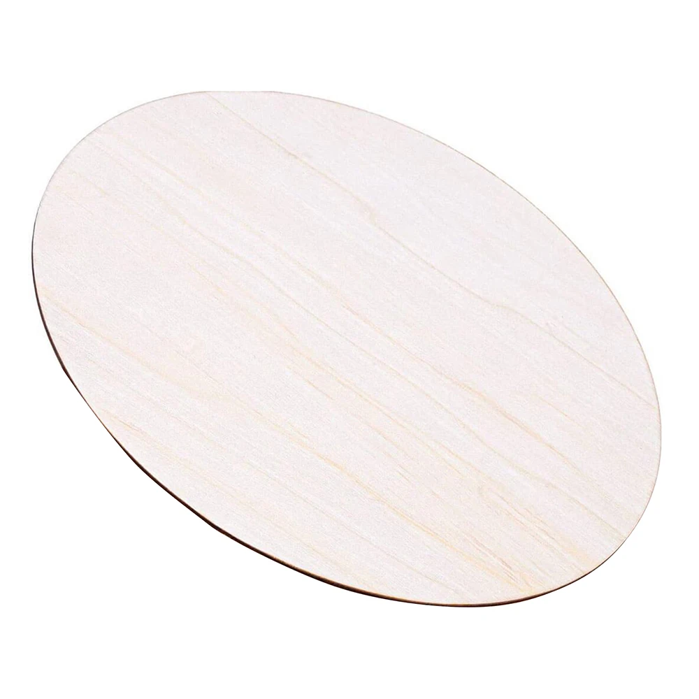 Natural Round Unfinished Wood Slices 30cm DIY Wooden Circle Discs Wood Slice Disc for Tablet Drawing Christmas Decortion