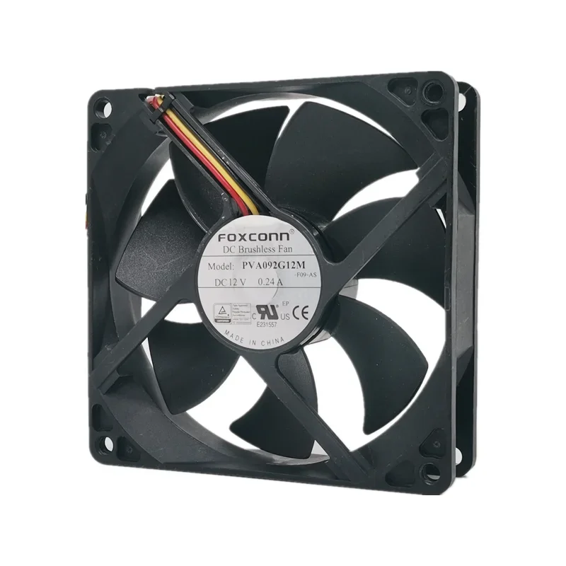 +New 9cm  for  Foxconn PVA092G12M 12V 0.24a 9025  CPU power supply chassis cooling fan 