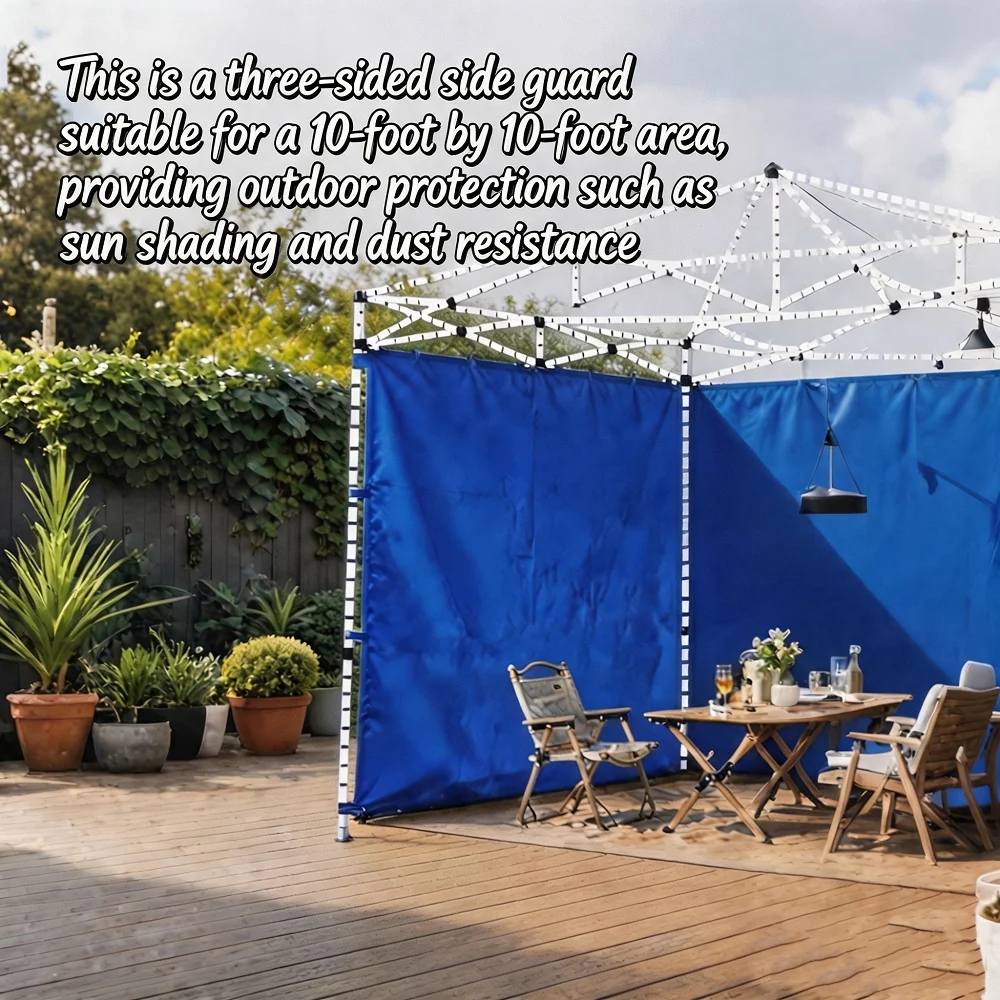 A 350-Inch Long Klein Blue Outdoor Tent, Suitable for Side Shading of Outdoor Tents, Helps Cool the Inside of the Tent