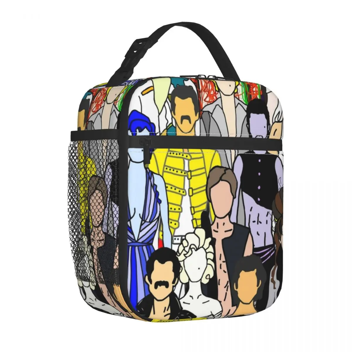 Friends Unite Parade Community Insulated Lunch Bag Thermal Bag Lunch Container Tote Lunch Box Food Handbags College Picnic