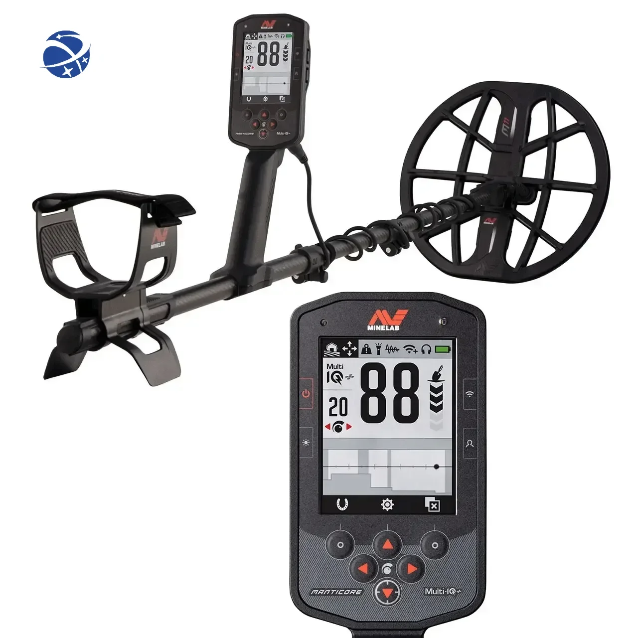 100% Authentic Manticore Multi-Frequency High Power Waterproof Metal Detector With Complete Accessories