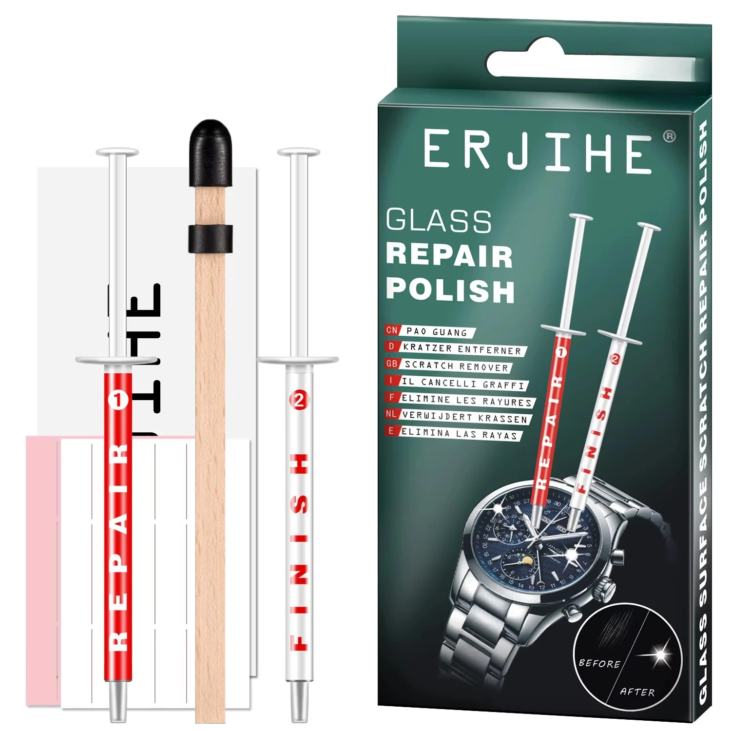 Watch Glass Polishing Scratch Remover Dial Lens Scratch Repair Sapphire Crystal Restoring Paste Genuine Glass Polishing