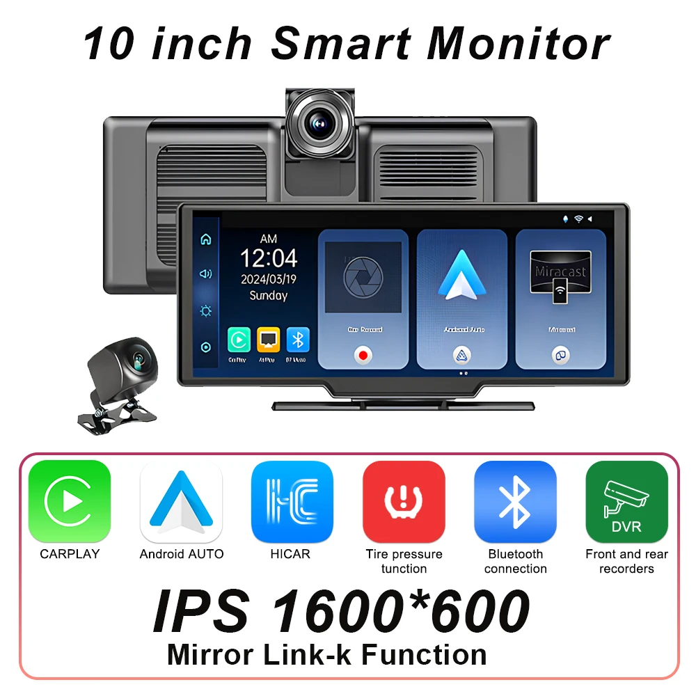 

Plug and Play Auto New Wired to Wireless CarPlay Adapter Android Auto Smart Box Connection Update Universal