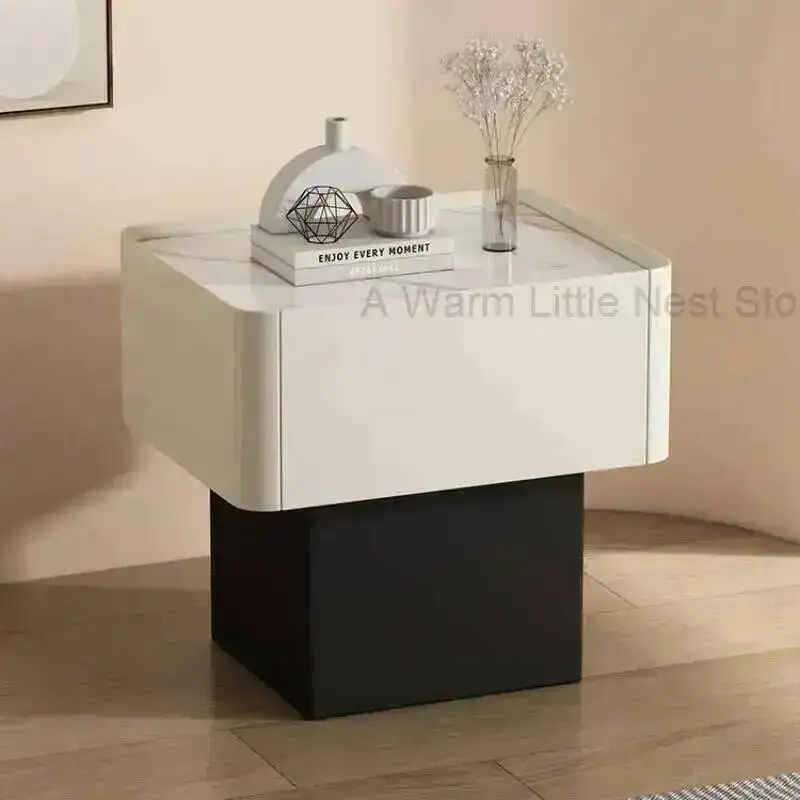 Criado-Mudo Nórdico Pequeno com Gavetas para Quarto, Armário de Mesa, Mesa de Cabeceira, Mesa de Apoio, Armário de Arquivos, Móveis para Casa