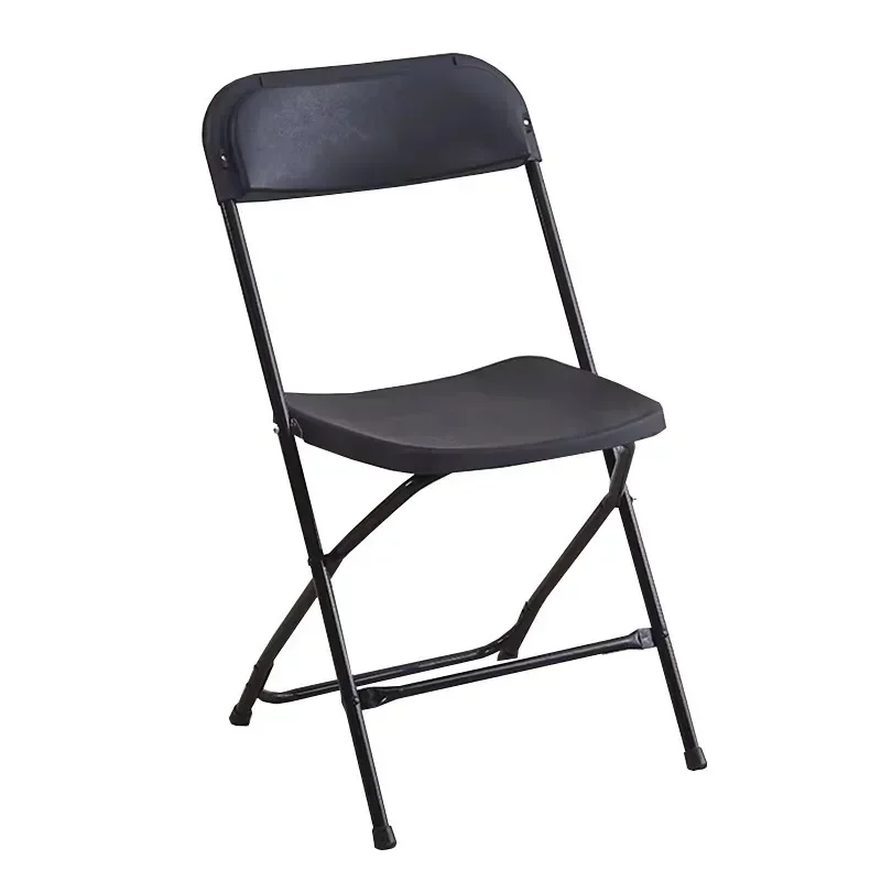 Outdoor Dorm Lounge Chair Dinning Chair Portable Folding Chair Backrest Influencer Photo Prop Office Plastic Backrest Chair