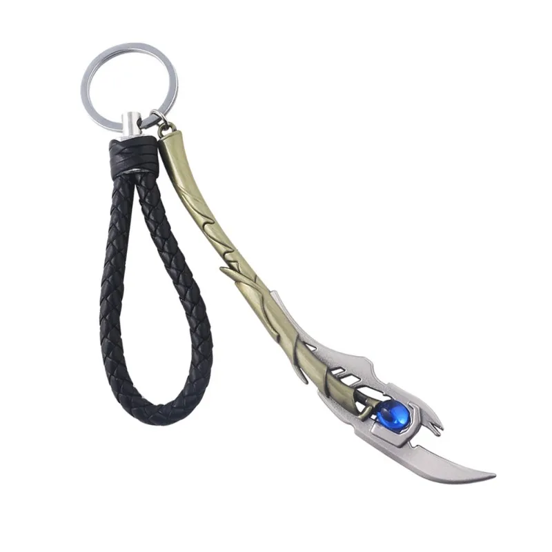 سلسلة مفاتيح مارفل قلادة لوكي صولجان أنيمي الشكل صولجان شيتوري العقل الحجر حقيبة سيارة قلادة الديكور رجل امرأة هدية #6