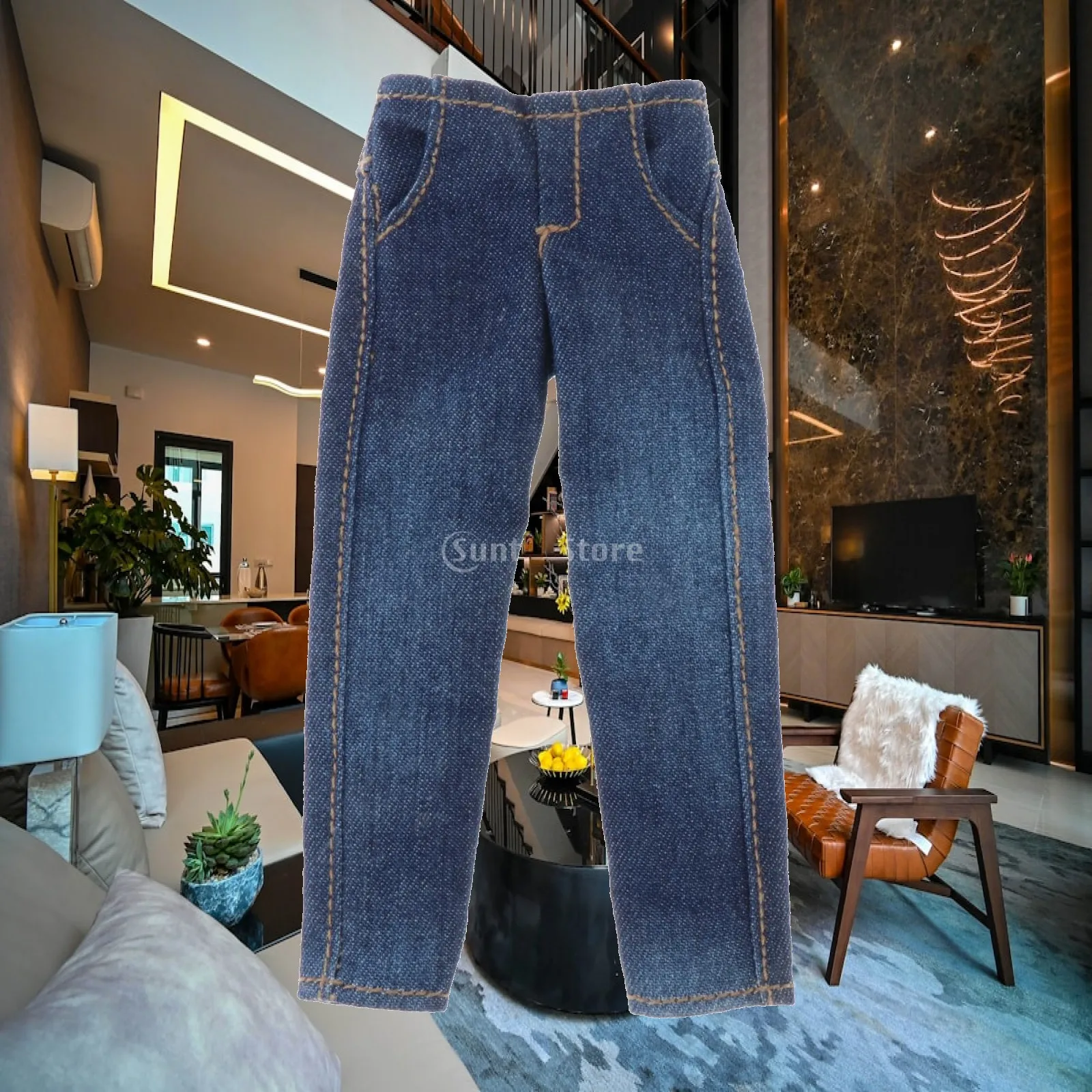 

1:12 Male Action Figures Pants Kids Pretend Play Doll Pants Trousers Decoration Accessory for 6'' Action Figures Accessory