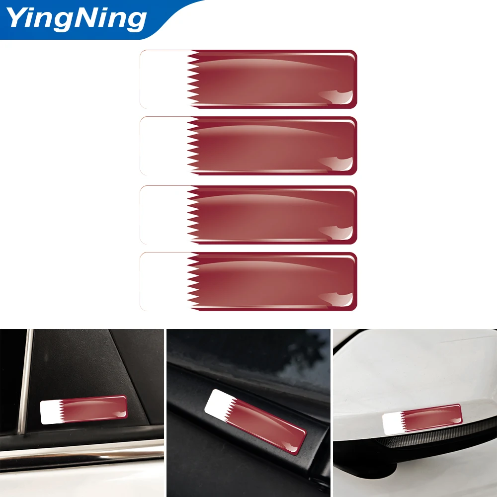 4 pegatinas de vinilo epoxi 3D - Qatar Car Accessories reseña y precio