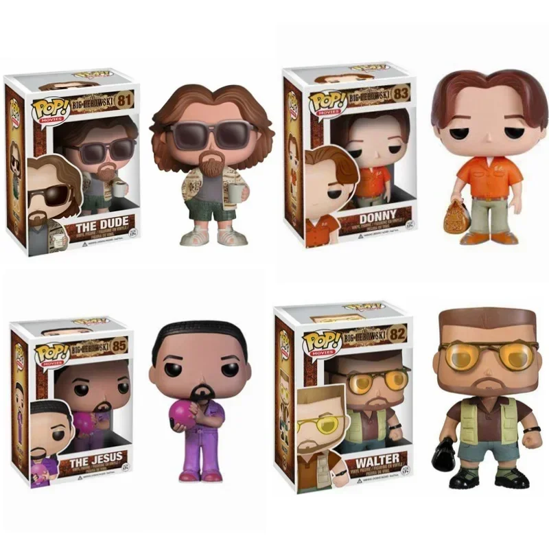 FUNKO POP Movies BIG LEBOWSKI Green Toes The Dude 81 # دوني 83 # يسوع 85 # ألعاب نموذجية قابلة للجمع من الفينيل PVC #3