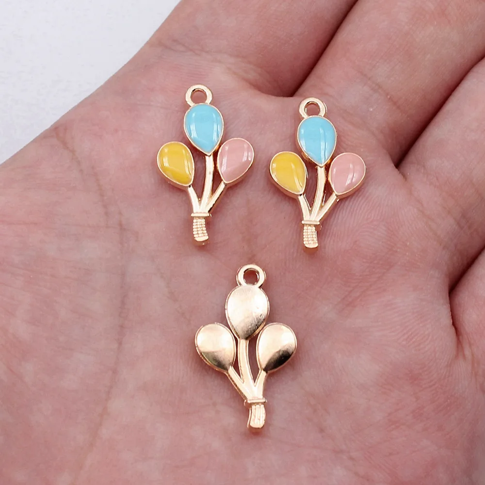 Jewelry For Woman Balloon Charms Items Components 10pcs