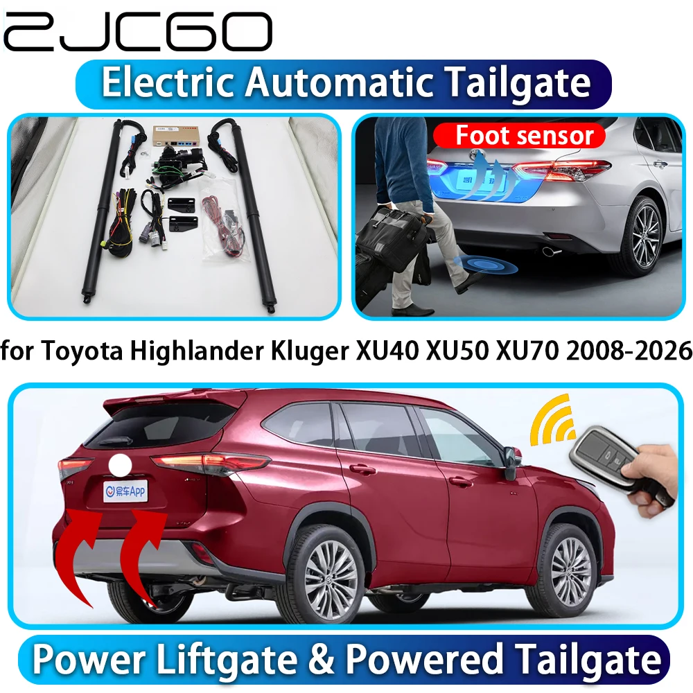 

for Toyota Highlander Kluger XU40 XU50 XU70 2008-2026 OEM Automatic Power Liftgate Powered Tailgate Intelligent Trunk Lift Kit