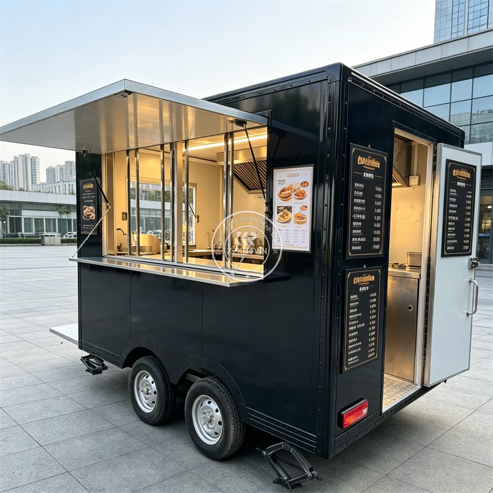 

Concession Trailer Catering Food Truck Factory Customized Mobile Restaurant Food Trailer Catering Truck With Full Kitchen