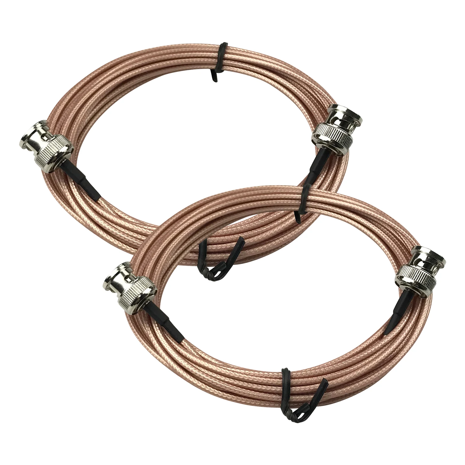 

Uvusee 2pcs 3Meters10FT BNC Male To BNC Male RG316 Pigtail Cable RF Coaxial Cables CCTV HD SDI Camera Video Signal Transmission