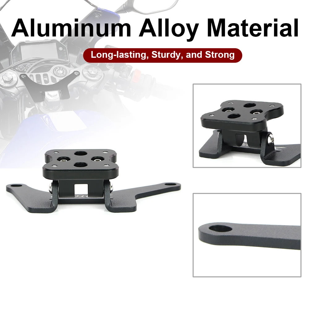 For Yamaha YZF-R3 2019-2022 2023 2024 2025 2026 Motorcycle Handlebar Clamp GPS Mount Navigation Bracket Phone Holder Support