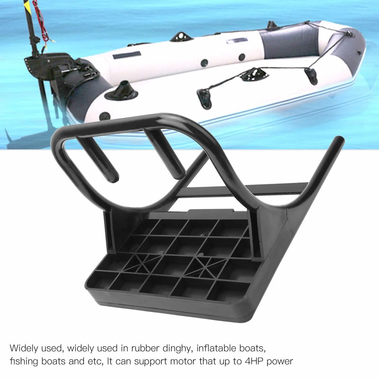 Outboard Engine Support Electric Motor Stand Inflatable Marine Foldable Motor Bracket Mount Kit Kayaks Accessories