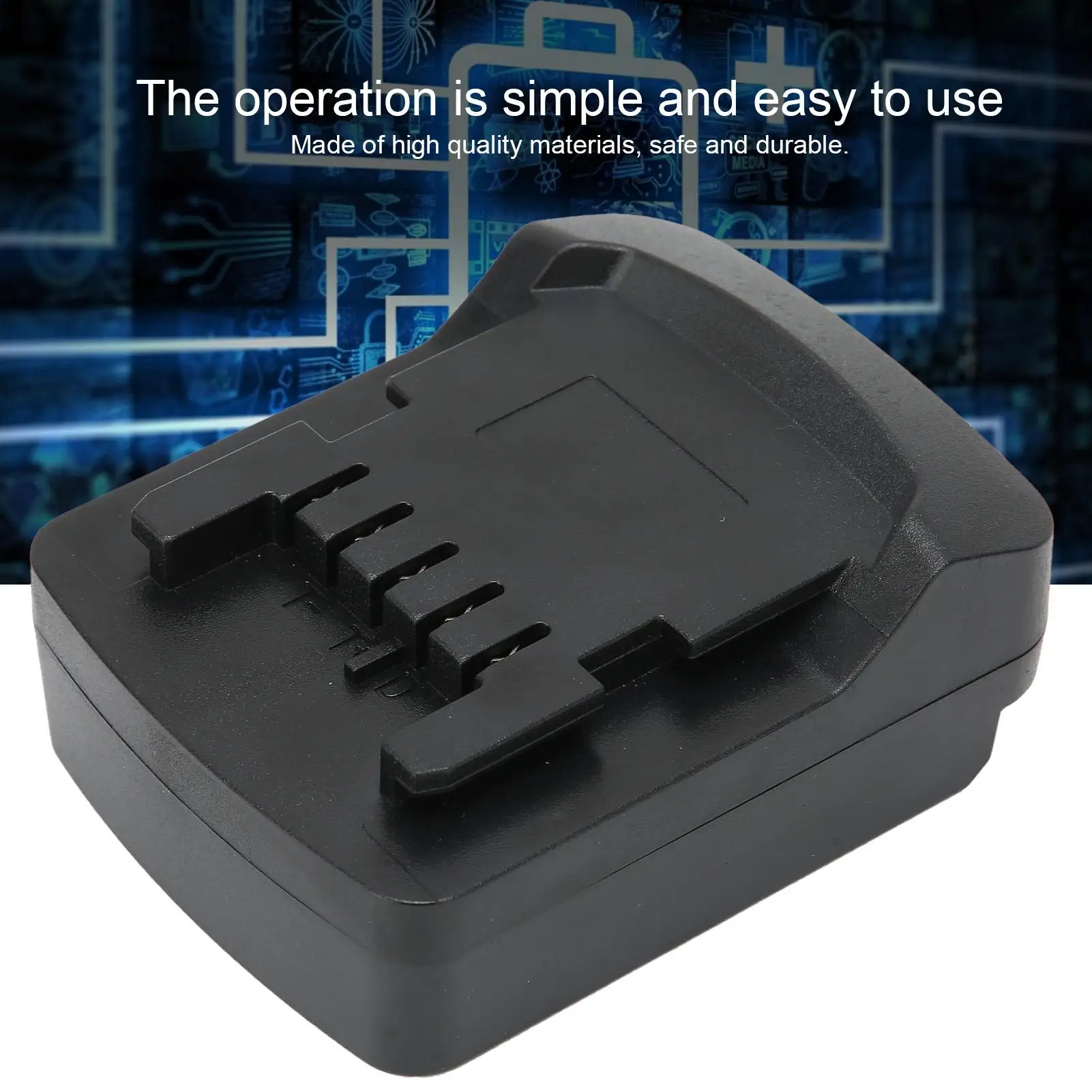 

Battery Adapter Converter to for Metabo 18V Lithium Battery Power Tool Power Adapter