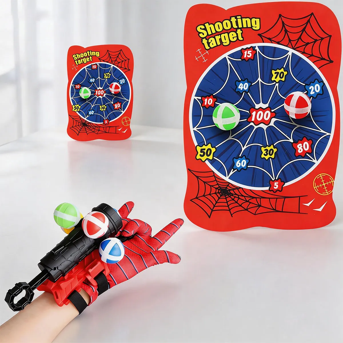 

2 Different Dart Board with Sticky Balls Indoor Outdoor Sport Party Entertainment Games Toy for Family Gift with/no Launch