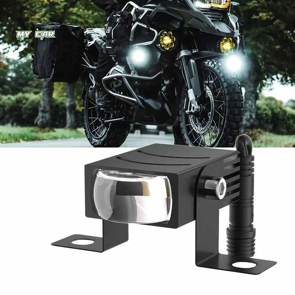 

Сильный свет Водонепроницаемый светодиодный светильник для мотоцикла Двухцветный прочный противотуманный светильник Эффективный светодиодный прожектор для мотоцикла Противотуманные условия