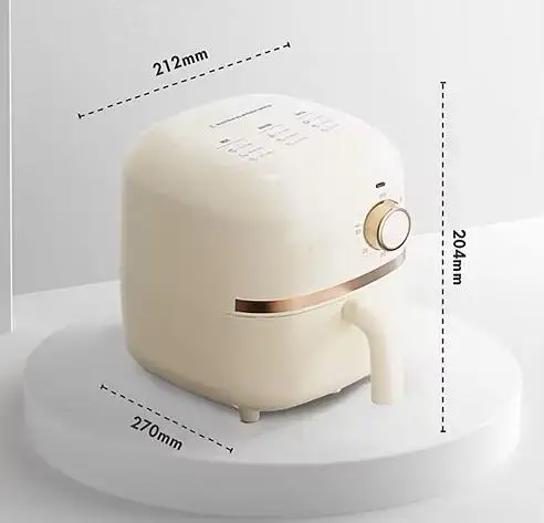 New 2L Oil Free Fryer Electric Deep Digital Rapid Air Fryer Smart Air Fryer